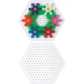 Sonstiges Hama Plaque crayon Midi petit hexagone, blanc
