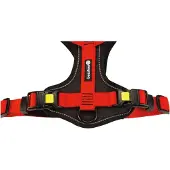 Beeztees Parinca Premium Harnais en Y - Harnais pour chien - nylon - rouge - 53-