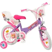 Toimsa Vélo enfant Paw Patrol Skye vélo fille 14 pouces
