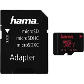 Hama Carte MicroSDXC UHS-I 80 Mo/s avec adaptateur/Mobile 64 Go sw MICROSDXC 64 Go CLASSE 3 123979