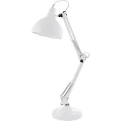 Eglo Lampe de bureau BORGILLIO blanc, E27 max. 1X60W