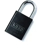 Kasp K14040BLAD Cadenas aluminium 38 mm Noir