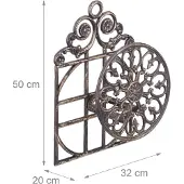 Relaxdays Porte tuyau arrosage support tuyau (20 m)