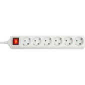 Lindy multiprise Schuko 6 positions avec interrupteur
