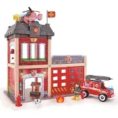 Hape City Fire Station Multicolore Enfants