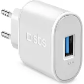 SBS Chargeur de batterie de voyage de 10 Watt USB