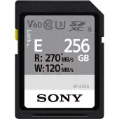 Sony SF-E Series SF-E256 - Carte mémoire flash - 256 Go - UHS-II U3 / Class10 - SDXC UHS-II