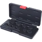 Ks Tools Jeu d'écrous à encastrer profilés en spirale, 10 pces, M8-M19, 913.3880
