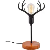 Opviq , Beami- Beami NTD, couleur noyer,noir, lampes de bureau, 23 x 15 cm, corps en métal