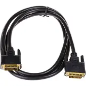 Akyga AK-AV-06 Câble DVI 1,8 m DVI-D Noir - Câbles DVI (1,8 m, DVI-D, DVI-D, Mâle, Mâle, Noir)