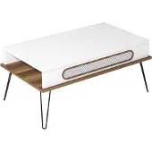Skye Decor , Ekol - Blanc, Tables basses, Blanc, 105 x 45,8 x 56 cm