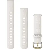 Garmin Quick Release 20 Mm Silicone Strap Blanc