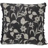 Bloomingville Coussin Mali | Noir | Coton Recyclé | 82052932