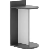 Hannah Home Bout de canapé ou table d'appoint en MDF - Anthracite
