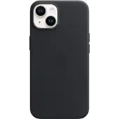 Apple Coque Leather MagSafe pour iPhone 14 - Midnight