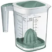 Rotho Gobelet gradué Loft 15 dl, vert/transparent, Verre mesureur, Vert