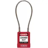 ABUS Cadenas avec clé à fermeture identique, aluminium, anse Ø 7mm x 40mm