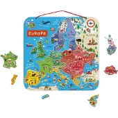 Janod Cartes magnétiques Europe version italienne Multicolore 7-12 Months Multicolore 7-12 Months