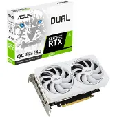 Asus DUAL-RTX3060-O8G-WHITE NVIDIA GeForce RTX 3060 8 Go GDDR6