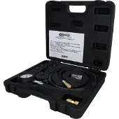 Ks Tools Testeur de pression d'huile, 12 pièces, 0-10bar