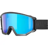 Uvex Athletic Cv Ski Goggles Noir Mirror Blue Colorvision Green/CAT2 Homme,Femme