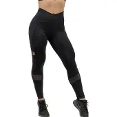 Nebbia Push-up Intense Heart-shaped Gold High Waist Leggings Noir XS Femme