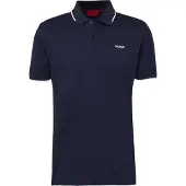 HUGO T-Shirt 'Dinoso' bleu foncé / blanc