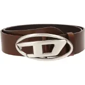 Diesel Ceinture chocolat / argent