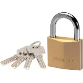 Masterlock Cadenas cylindre - 30 mm - anse 17 mm
