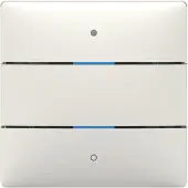 Theben LUXORliving iON2 bouton-poussoir,2 boutons,2 LED d'état,capteur de température,blanc