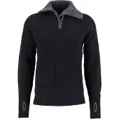 Ulvang Rav sweater w/zip, hommes, noir