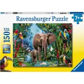 Ravensburger Les éléphants dans la jungle, 150 pièces XXL