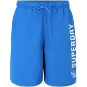 Superdry Code Applque 19inch Swimming Shorts Bleu M Homme