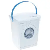 Massamarkt Boite pour lessive - 5 L - Plastique - Blanc