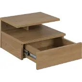 Actona Table de chevet Ashton avec tiroir - chêne sauvage