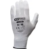 Ks Tools Gant Maille Fine Micro, Blancs, 12 Paires 8