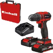 Einhell Perceuse-visseuse sans fil – TE-CD 18/40 Li BL – 18 V – 40 Nm – 2 vitesses – mandrin 10 mm – 2 batteries 2,0 Ah + chargeur