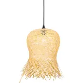 QAZQA Suspension d'extérieur orientale en bambou IP44 - Carlos