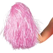 Generique pompon rose cheerleader supporter - 52634