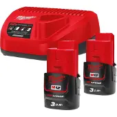 Milwaukee M12nrg-302-nrg Car Battery Rouge