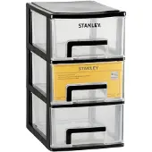 Stanley Organiseur de petite quincaillerie 3 tiroirs Essential Media STST40711-1