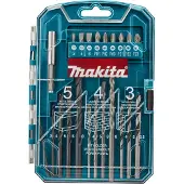 Makita P-44002 Jeu d'embouts et de forets torsadés 22 pcs.