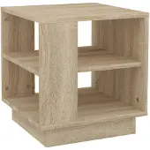 vidaXL Table basse chêne Sonoma 40x40x43 cm Bois composite