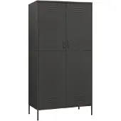 vidaXL Armoire Anthracite 90x50x180 cm Acier
