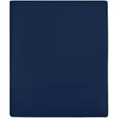 vidaXL Drap-housse Jersey Bleu marine 90x200 cm Coton