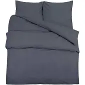 vidaXL Ensemble de literie Anthracite 240x220 cm Microfibre légère