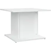 vidaXL Table basse blanche 55,5x55,5x40 cm Bois composite