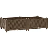 vidaXL Hochbeet 80x40x23 cm Polypropylen