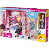 Lisciani 76918 - Barbie Fashion Boutique avec poupée Barbie dressing Design de mode Set de jeu