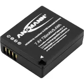 Ansmann A-Pan - Batterie - Li-Ion - 730 mAh - pour Panasonic Lumix DC-TZ202, TZ95, TZ96, ZS200, LX100, ZS80 ; Lumix G DC-GX9, GX9H, GX9K, GX9W